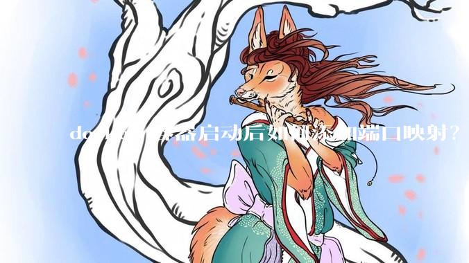 docker 容器启动后如何添加端口映射？